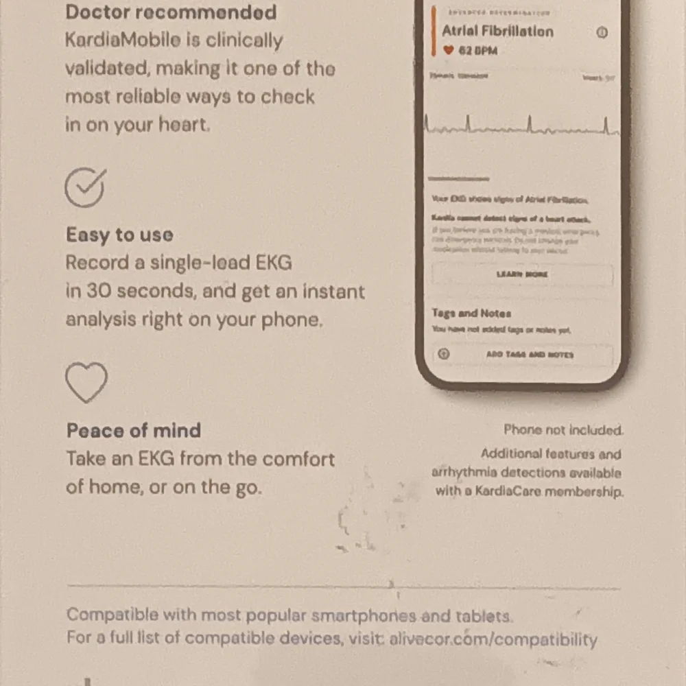 KardiaMobile Portable EKG Device